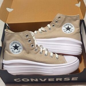 Converse A04465C Chuck Taylor All Star Move Platform High 'Beach Stone'
